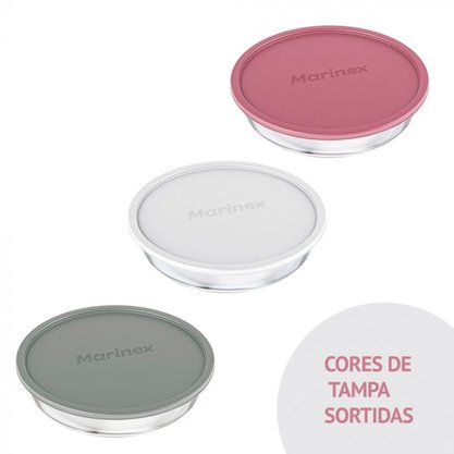 Assadeira de vidro redonda 2,4l 6517