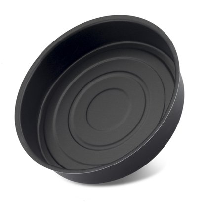 Assadeira Redonda Alta Preta alumínio nacional