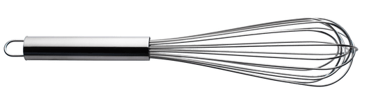 Batedor tipo pera inox profissional 25cm gp109