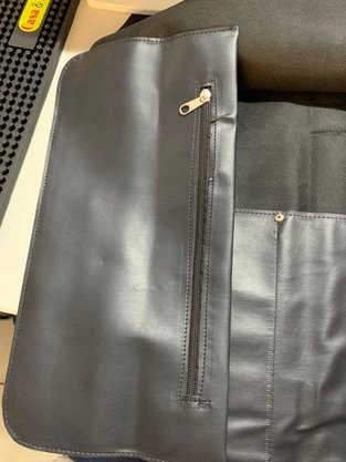 Bolsa Barman de Couro com ziper Para Coqueteleira