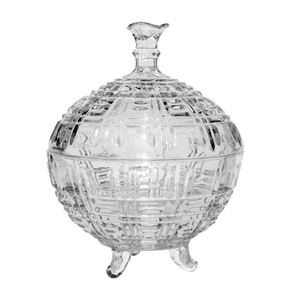 Bomboniere athena 20cm vidro dcasa