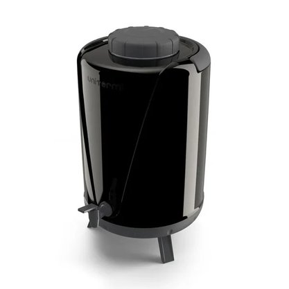 Botijão arezzo 10L com torneira preto eco