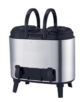 Botijão térmico inox duplo 12 litros mek