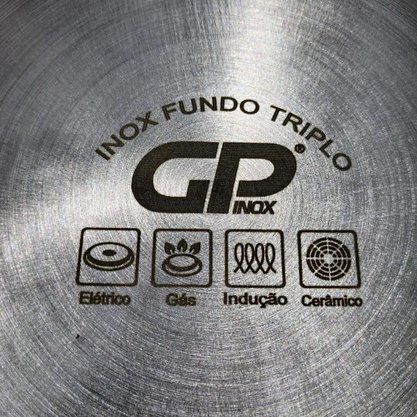Caçarola inox fundo triplo n24 6,3 litros gp692