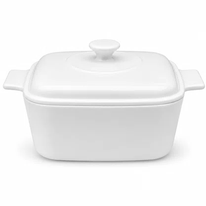 Caçarola quadrada tampa opaline temperado 2l-25cm 7560