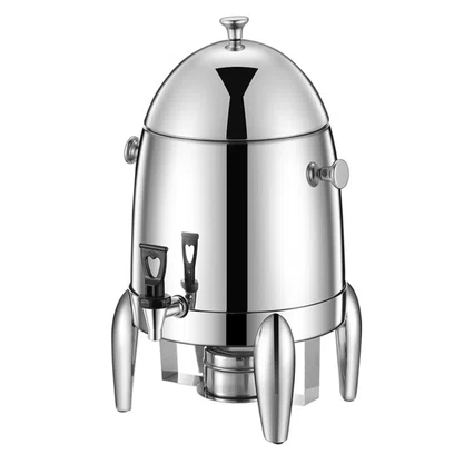 Cafeteira e suqueira 12 l inox c/ fogareiro e sup. 50703