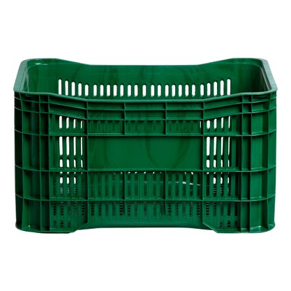 Caixa vazada agrícola c/ ombreira verde reciclado