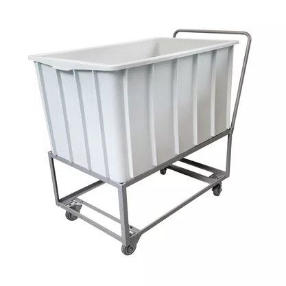 Carro de transporte alto + caixa 180 litros (conjunto completo)