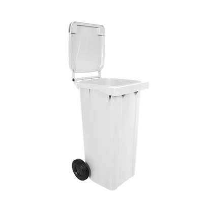Carro coletor / Lixeira 120 litros - branco