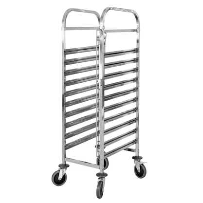 Carro esqueleto inox p/cubas gn 1/1 - 10 niveis 54001