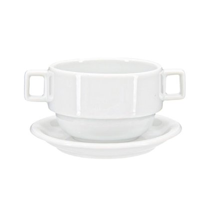 Xicara de porcelana Consume Bar Com Pires