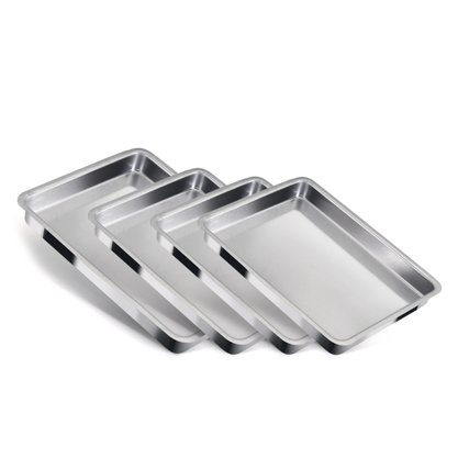 Conjunto De Assadeiras Retangular Baixa N 1 A 4 C/Caixa