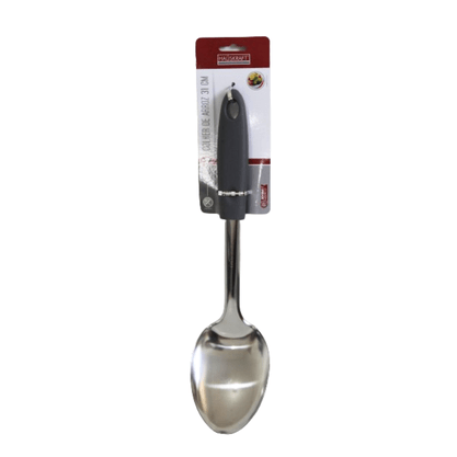 Colher de arroz 31 cm inox cabo plastico ref 043 etilux