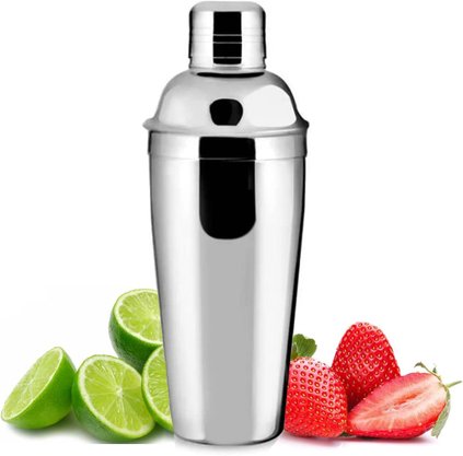 Coqueteleira Inox 750ml 3 Peças 274 - Drinks Caipirinha Bar