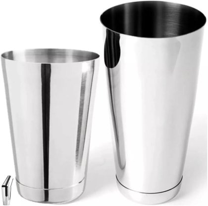 Coqueteleira profissional c/peso inox 2 peças