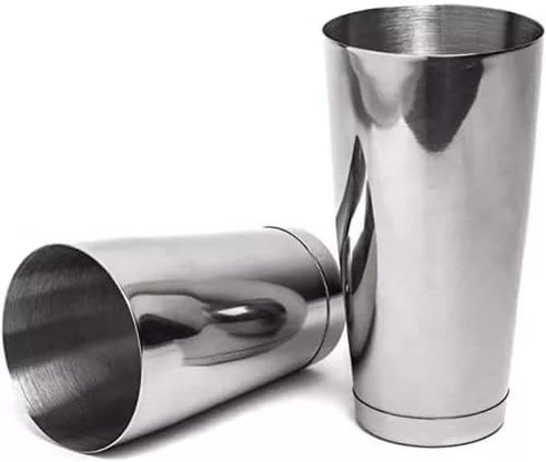 Coqueteleira profissional c/peso inox 2 peças