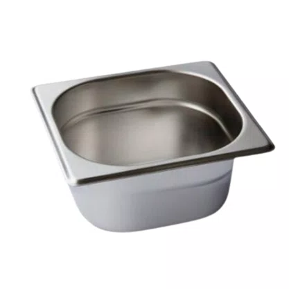 Cuba sem alça inox 1/6 gn 100 para buffet 50514 imperial