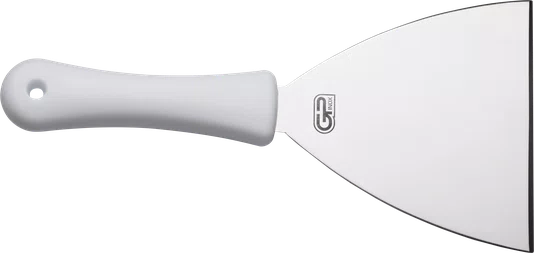 Espatula reta 10cm cabo branco gp341 - cxm 72