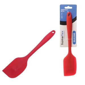 Espatula reta de silicone 27x5,5cm vermelha fxh-471 etilux