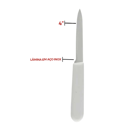 Faca para legumes 4 polegadas aço inox dcasa 001