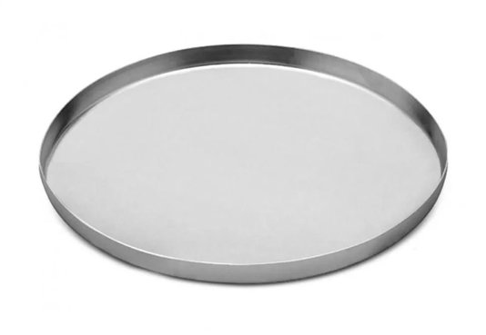 Forma de pizza 35cm em alumínio polido Ceará