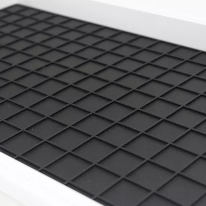 Forma para dadinho de tapioca 35mm mármore em silicone preto