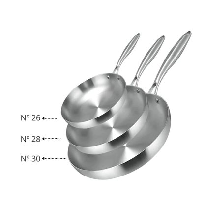 Frigideira supreme inox corpo triplo n28 2,7l gp696