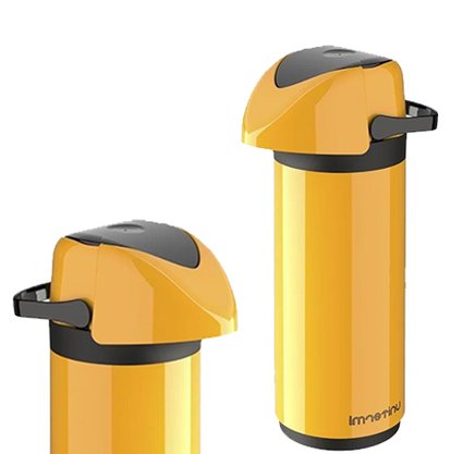 Garrafa term m verona pressao 1,0l amarela eco unitermi 918094