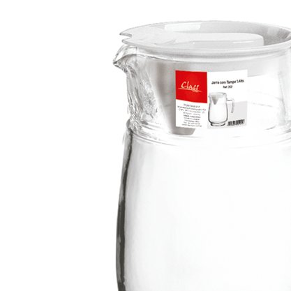 Jarra com tampa de 1,4litro j8 702 marca class home