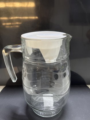 Jarra de vidro c/ tampa 1.6L pcl1624 dcasa