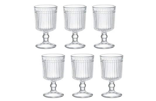 Jogo de taça para licor 65ml vidro transparente 6pcs