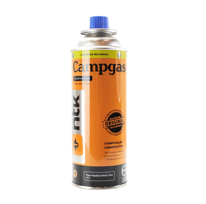 Kit 4 unidades cartuchos de gás Campgas NTK para fogareiro e maçarico