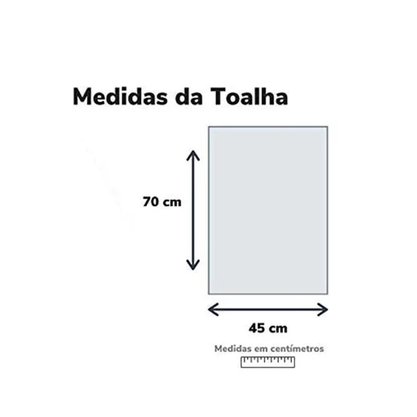Kit com 20 Toalhas Brancas de Rosto P/ Salão 45 x 70 Cm