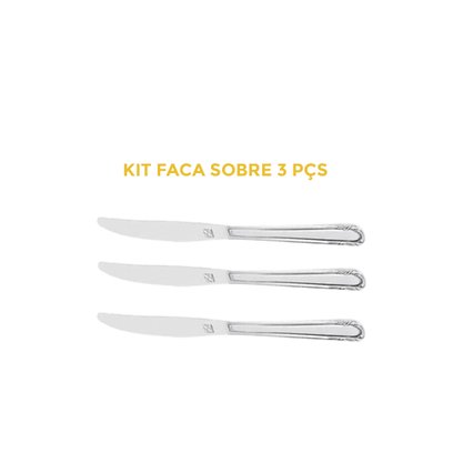 Kit faca sobremesa 3 peças ref: 050716