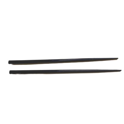 Kit Jogo 6 Pares Hashi japonês oriental acrílico preto