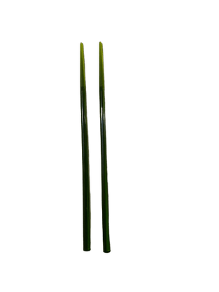 Kit Jogo 6 Pares Hashi japonês oriental acrílico verde