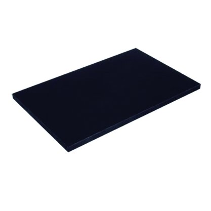 Kit Placa Profissional de polietileno 30X20 Preta + Socador profissional 25Cm