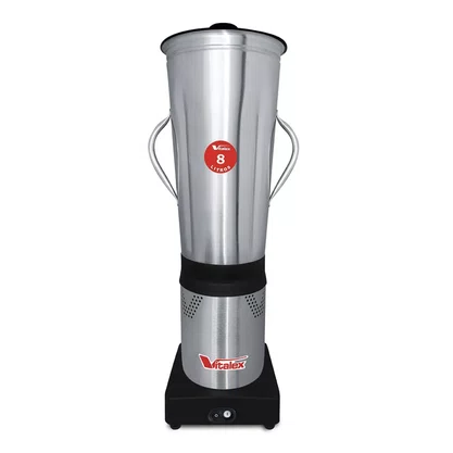 Liquidificador baixa rotação industrial 8 litros inox vitalex
