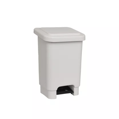 Lixeira 25l c/ pedal branco 13220 lar plásticos