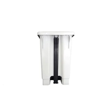 Lixeira branca 100L c/ pedal 13158 lar plásticos