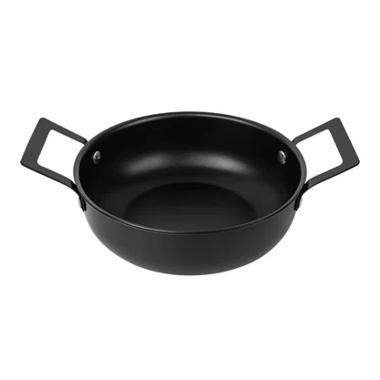 Mini caçarola de servir preta 13cm