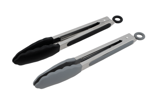 Pegador de inox 27cm com ponta de silicone gp583