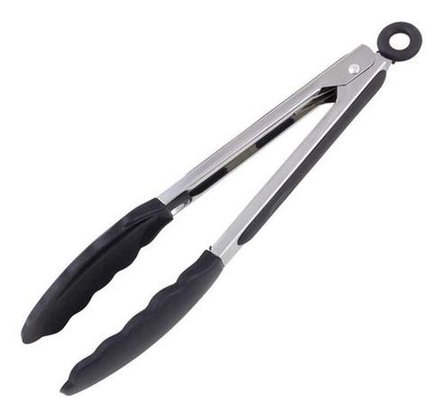 Pegador silicone com 23cm preto pe75-23pr - Marca: HERCULES