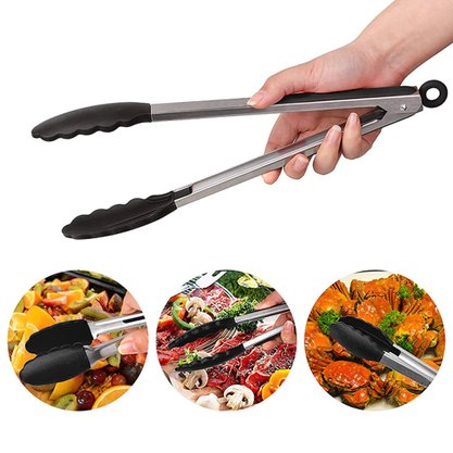 Pegador silicone com 23cm preto pe75-23pr - Marca: HERCULES