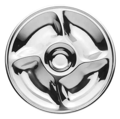 Petisqueira inox com 5 divisorias 596724