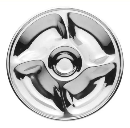 Petisqueira inox com 5 divisorias 596724