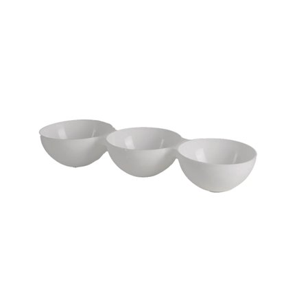 Petisqueira Le Chef Redonda com 3 Divisórias Paramount 31,5 cm