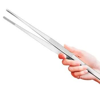 Pinça culinária profissional ponta reta 30cm gp618