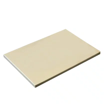 Placa corte polietileno 50x30x1,5cm - bege