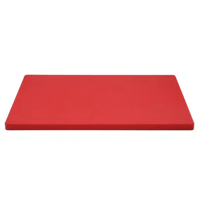 Placa corte polietileno 50x30x1,5cm - vermelha